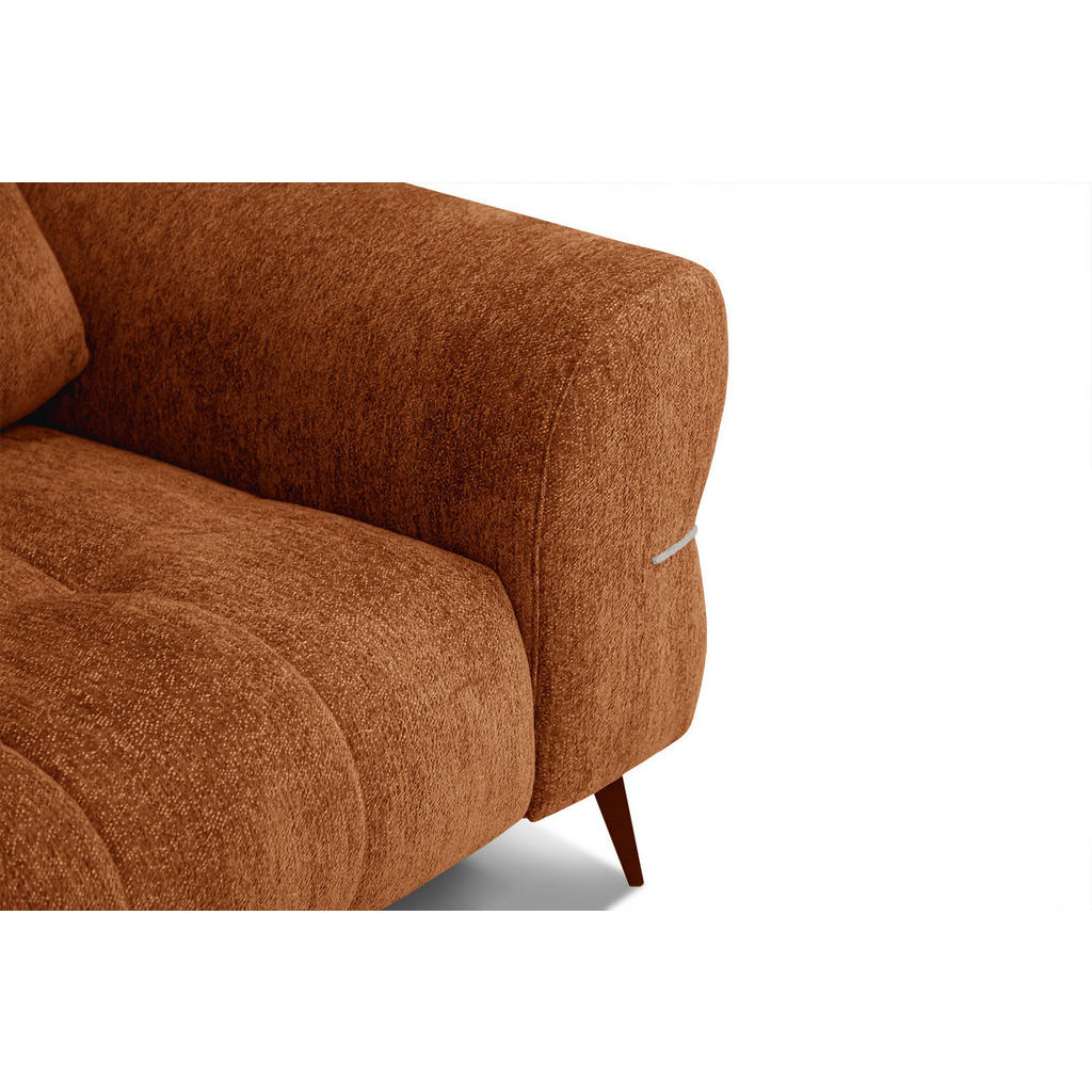 Thumbnail - Courtois Laville Sofa, Dunkelorange, Textil, Rechteckig, 176x88x99 cm, Wohnzimmer, Sofas & Couches, Sofas, 2-Sitzer Sofa...