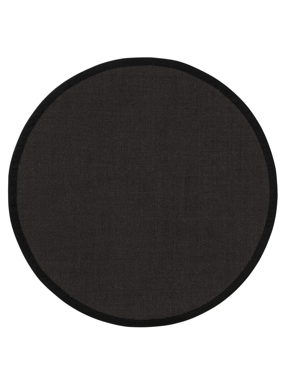SISALTEPPICH Sana Schwarz ø 150 cm rund - Schwarz, Textil (150/150cm) - benuta Nest