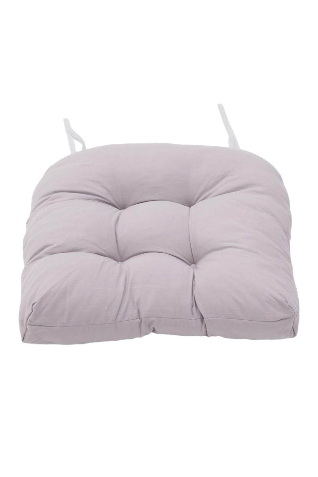 Livingandhome Sitzkissen-Set Grau 43x72x53 cm