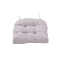 SITZKISSEN-SET 2-tlg. aus Polyester PP-Baumwolle in Grau für Outdoor-Liegen Kombinierfreudiges Design 43 x 53 cm - Grau, Textil (43/72/53cm) - Livingandhome