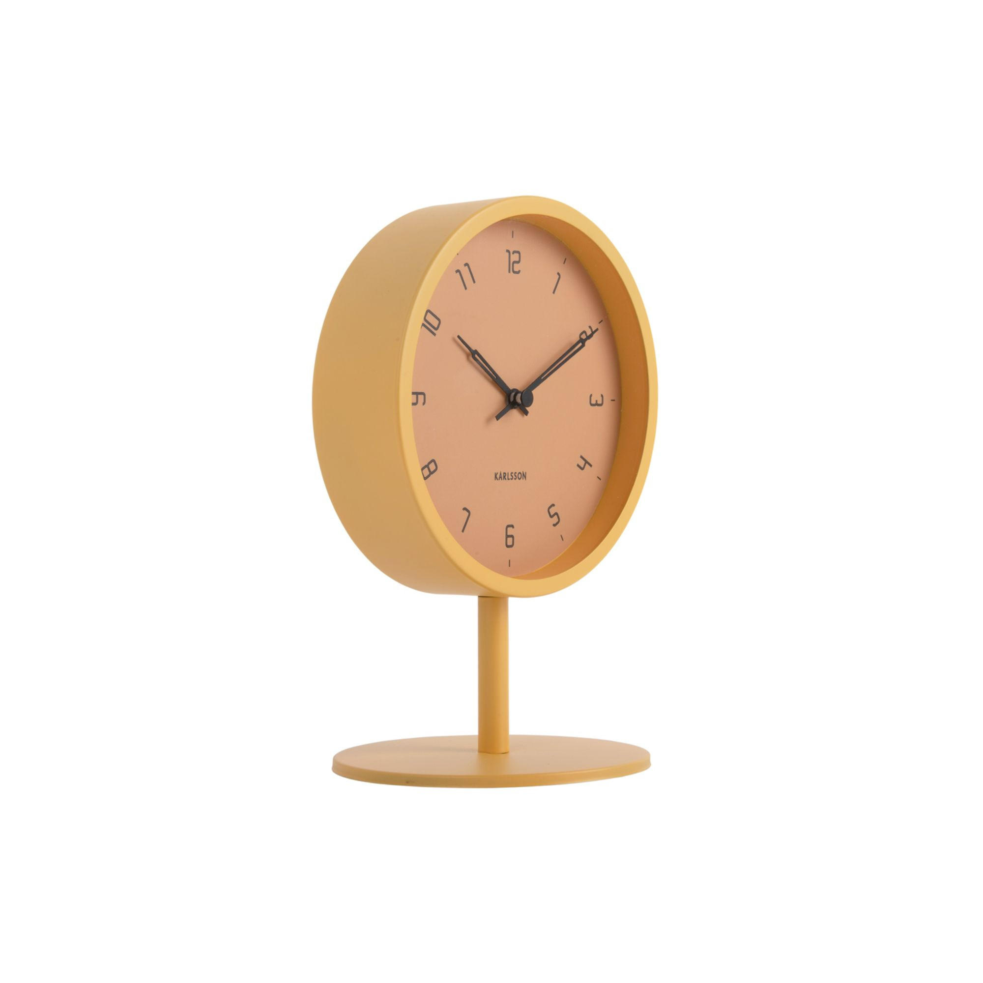 TISCHUHR Stark Gelb 1.2/15/22.5 cm - Gelb, Metall (15/22.5/1.2cm) - Karlsson