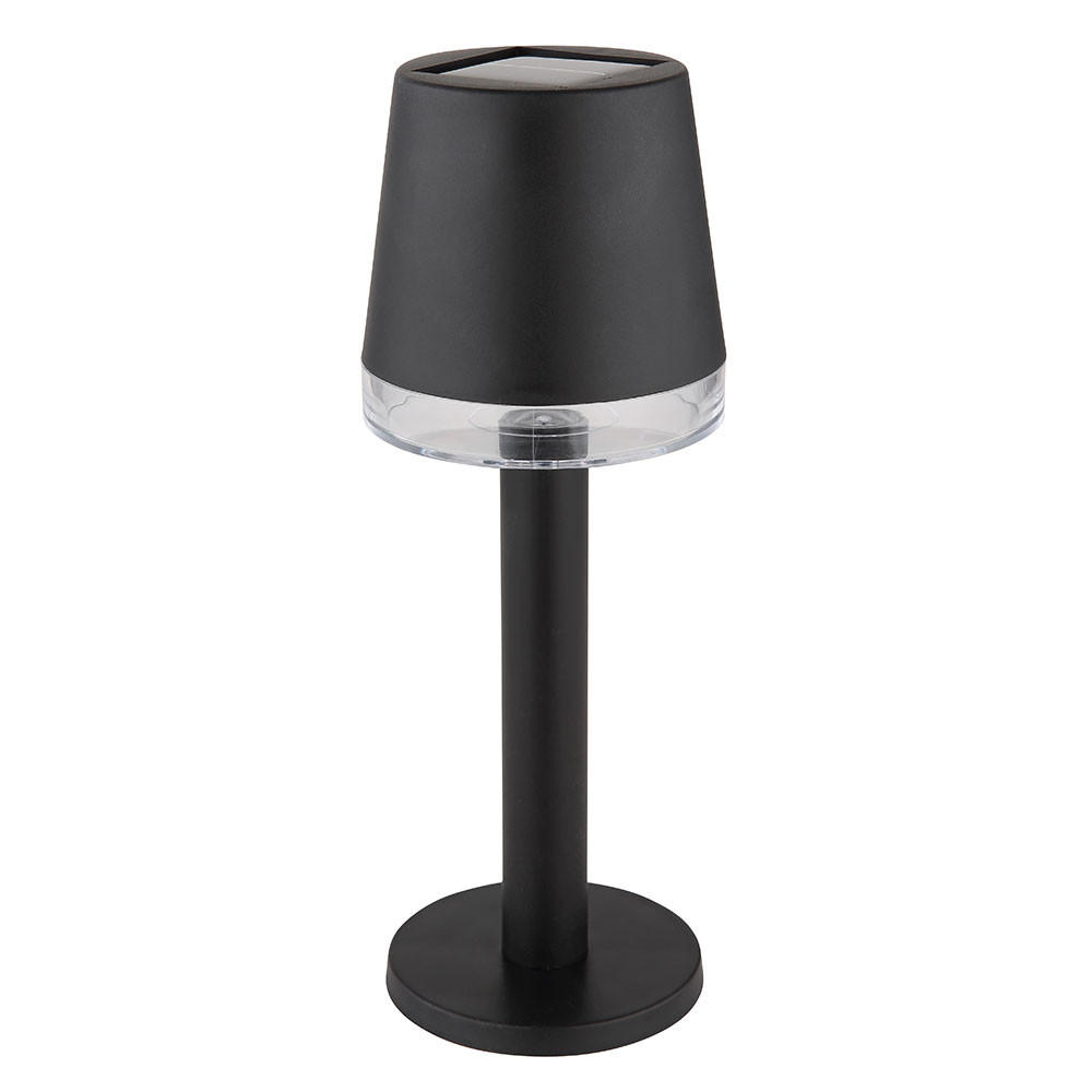 LED AUSSENLEUCHTE Solarleuchte Schwarz - Schwarz, Kunststoff (8/8/21.5cm) - Globo Lighting