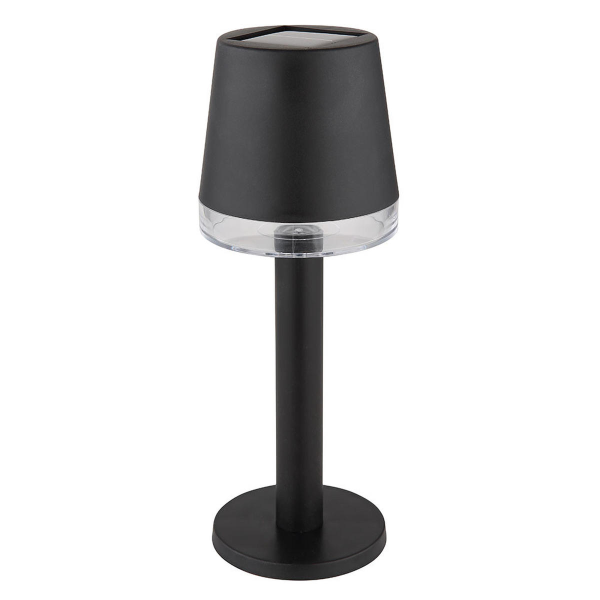 LED AUSSENLEUCHTE Solarleuchte Schwarz - Schwarz, Kunststoff (8/8/21.5cm) - Globo Lighting