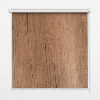 VNÚTORNÁ roleta - okenná roleta - roleta - 100x100 cm - Drevo - hnedá, plast (100/100/0.5cm) - TULUP