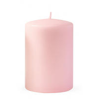 KERZE Classic rosa 7/7/17.5 cm Paraffin - Rosa, Paraffin (7/17.5/7cm) - Mondex