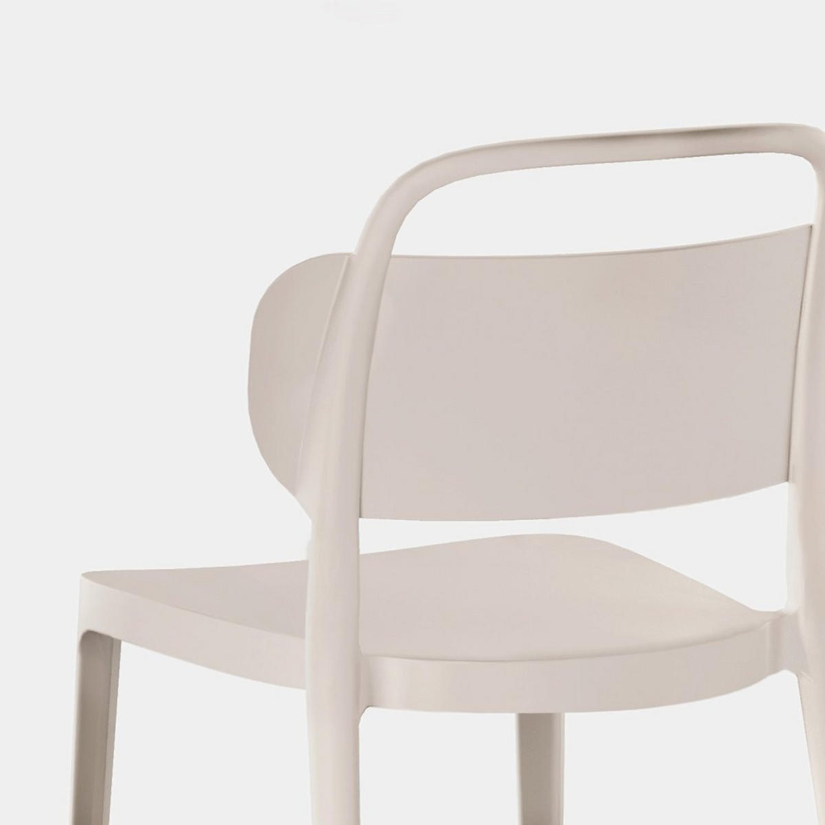 STUHL FÜR DRAUSSEN Edda Beige 47 cm x 78 cm - Beige, Kunststoff (47/78/51cm)