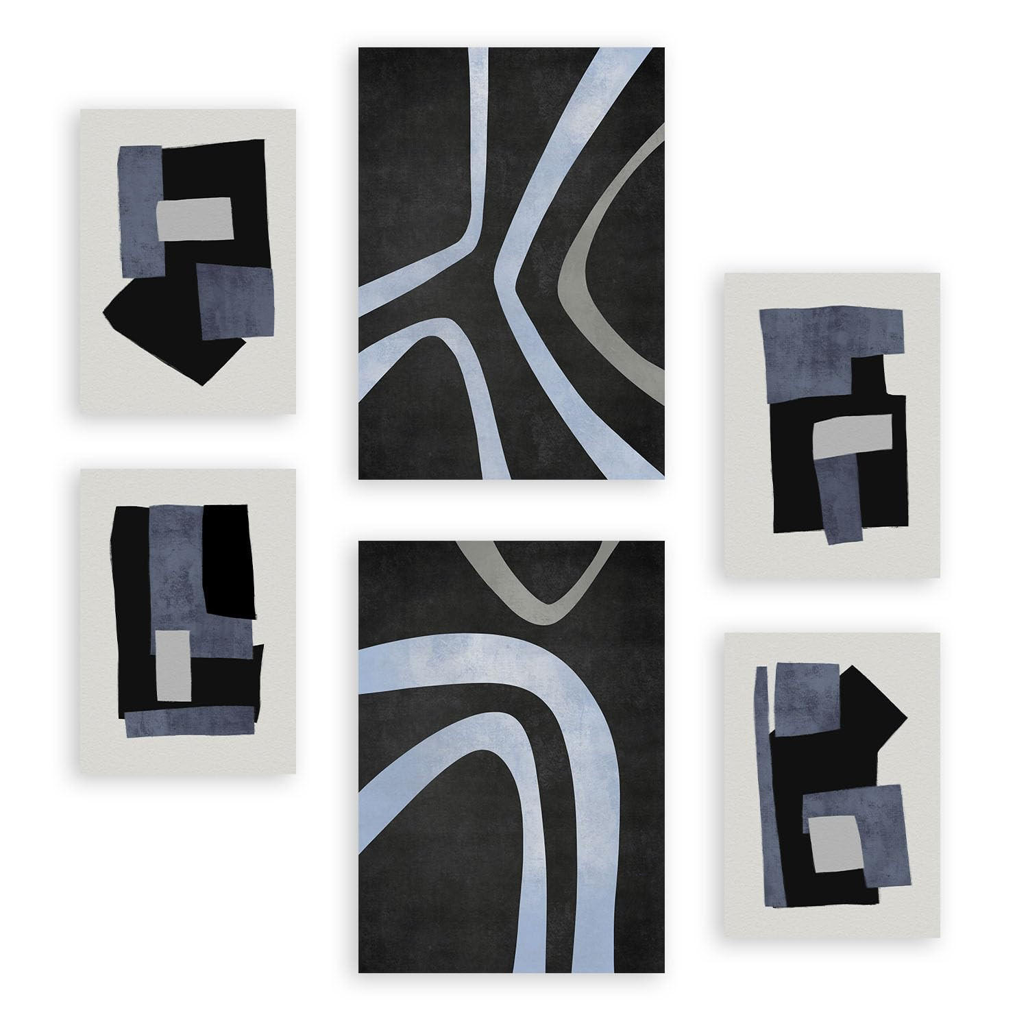 POSTER Set Mit 6 Wiegenschläge A3 & A4 Rahmenlos - Klar, Papier (29/3cm) - Nacnic