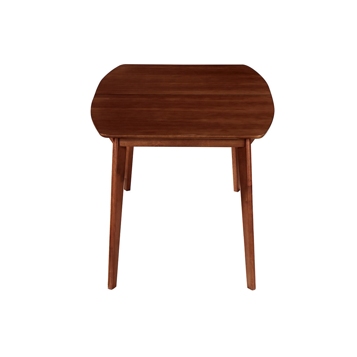 ESSTISCH Ausziehbar Skandinavisch Nussbaum L150-200 LEENA - Walnussfarben, Holz (200/90/75cm) - Miliboo