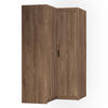 ECKSCHRANK Storicos Eiche Lefkas 97,8/190,5/97,8 cm – Modern, ideal für Ecken - Braun, Holzwerkstoff/Kunststoff (97.8/190.5/97.8cm) - AX Living