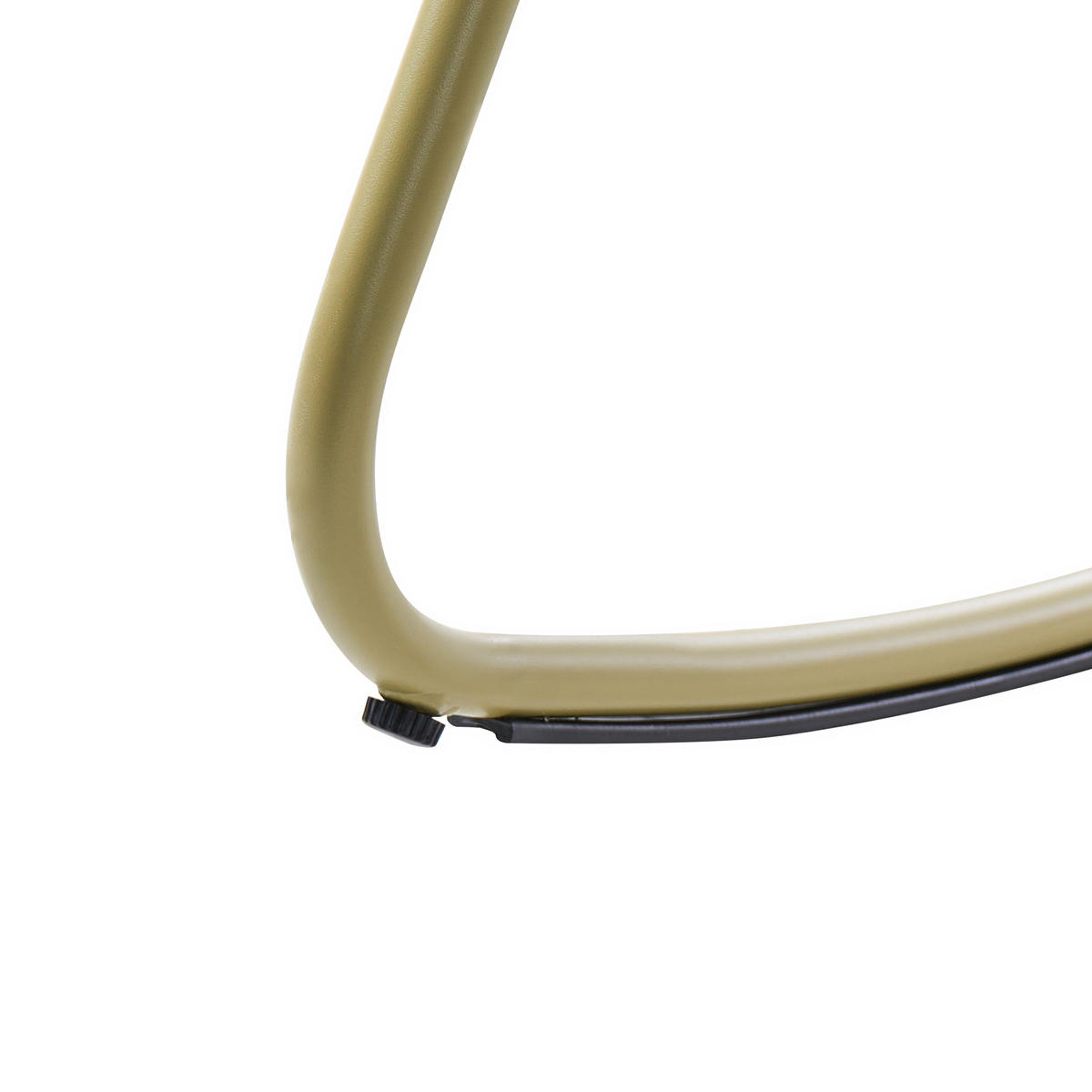 GARTEN-SCHAUKELSTUHL Olivgrün Turi - Olivgrün, Metall (66/92/96cm) - Beliani