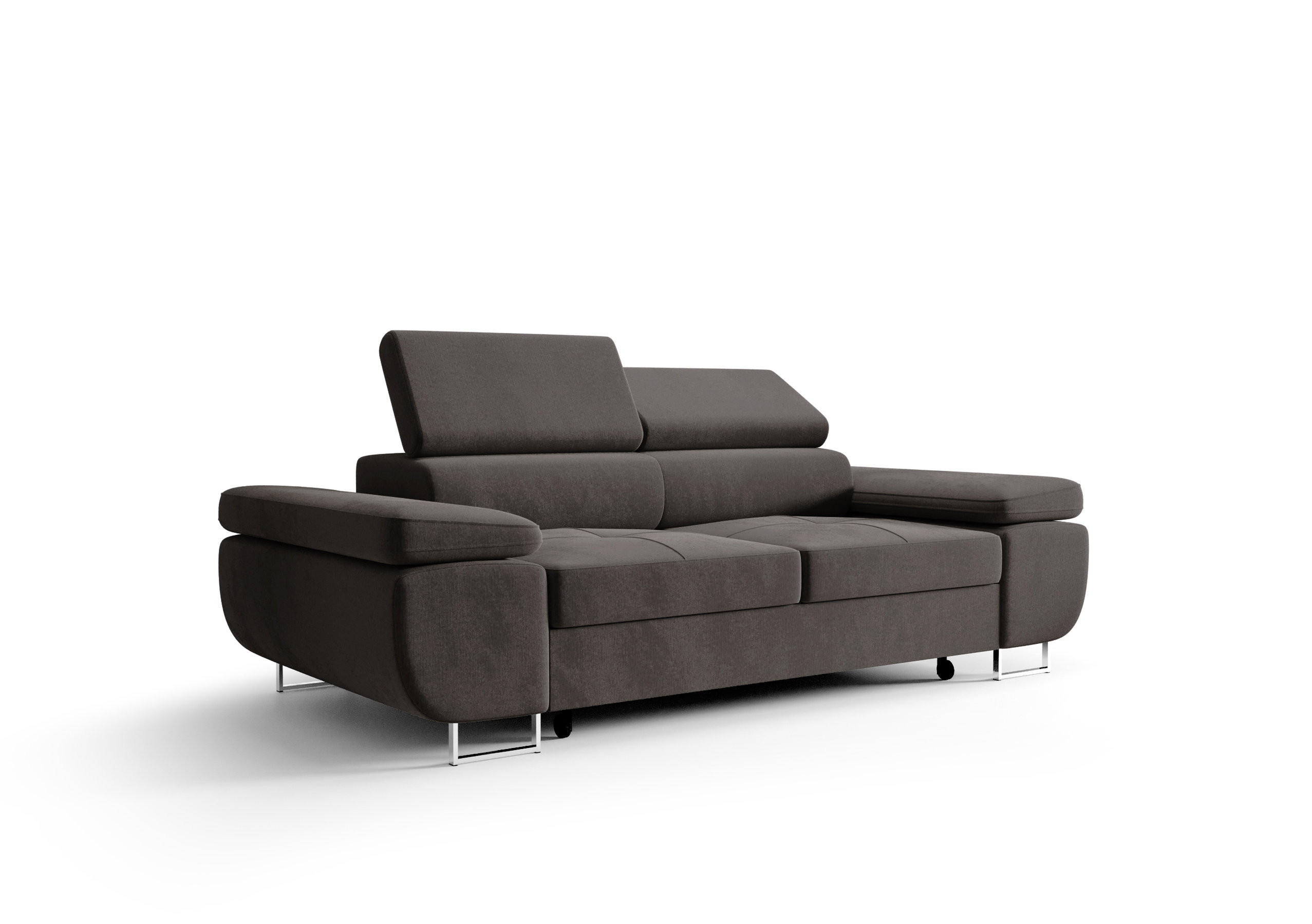 O-Sofa Schlafsofa Dunkelgrau 208x90x100 cm
