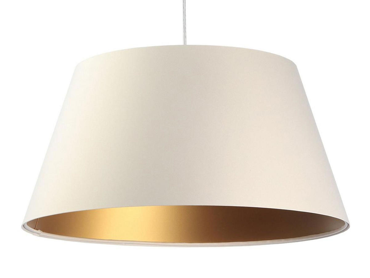 HÄNGELEUCHTE Gold 50/27 cm - Beige, Kunststoff (50/1.3/27cm) - ONZENO