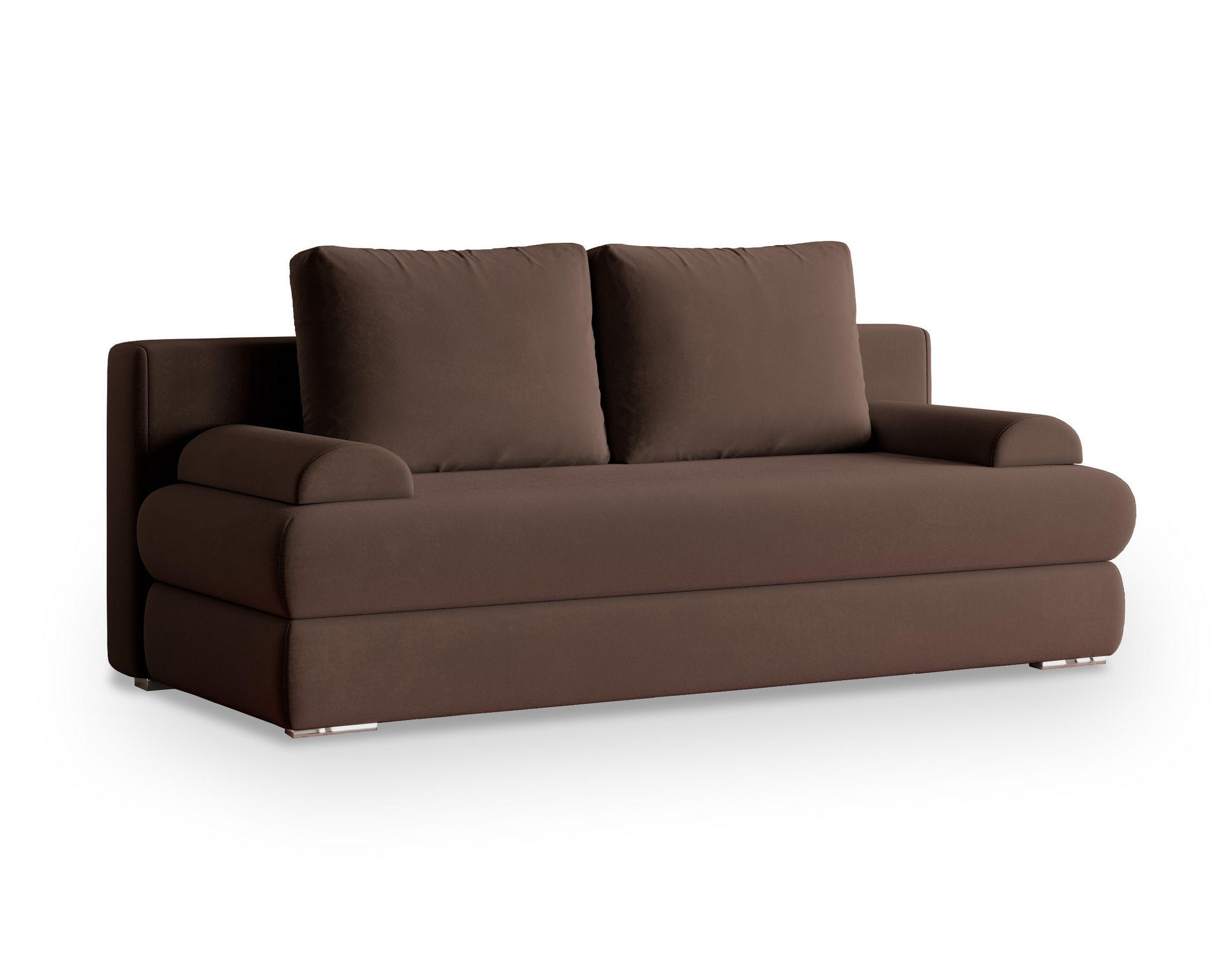 Masseno Schlafsofa Braun 200x95x75 cm