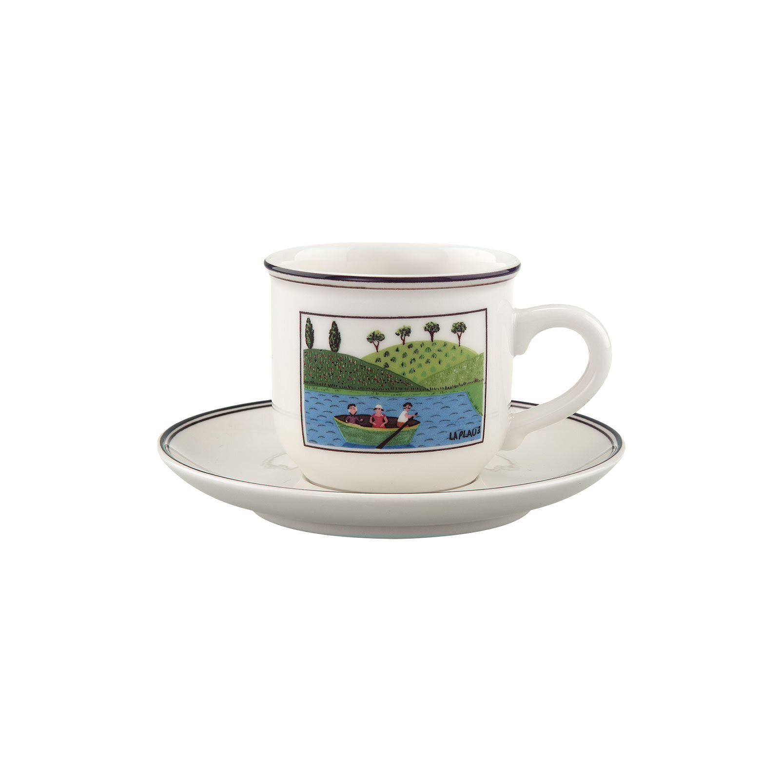 ESPRESSOTASSE MIT UNTERTASSE Design Naif bunt 100 ml - Multicolor, Keramik (12/7.5/12cm) - Villeroy & Boch