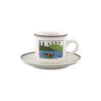 ESPRESSOTASSE MIT UNTERTASSE Design Naif bunt 100 ml - Multicolor, Keramik (12/7.5/12cm) - Villeroy & Boch