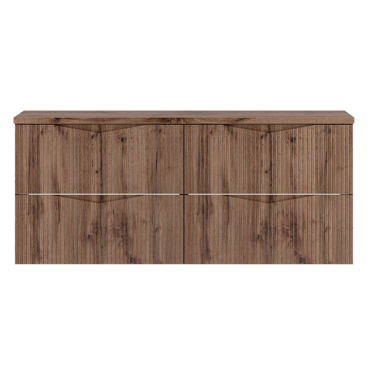 WASCHTISCHUNTERSCHRANK 120.6cm Tao Holz - Braun, Holzwerkstoff (120.6/52.2/46.5cm) - Petits-meubles