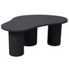 COUCHTISCH, Schwarz - Schwarz, Holz (100/60/38cm) - Oviala