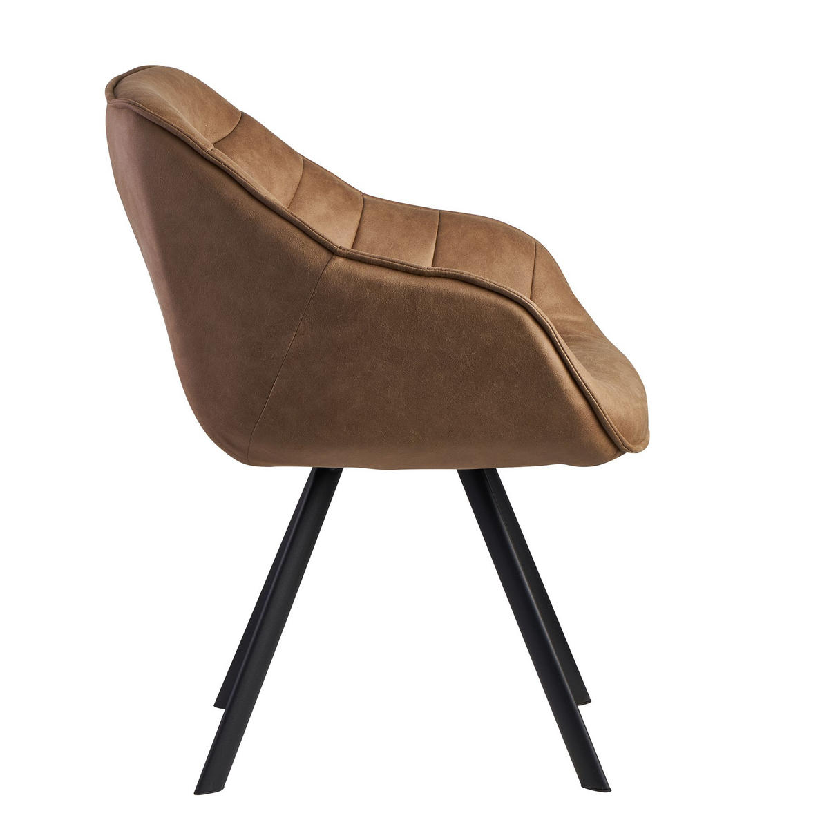 ESSZIMMERSTUHL Samtbezug mit Metallgestell Modern gepolstert, Beige - Beige/Schwarz, Textil/Metall (64/85/60cm) - KADIMA DESIGN