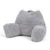 RÜCKENLEHNE Lesekissen Teddybär - Grau, Textil (74/63cm) - icon