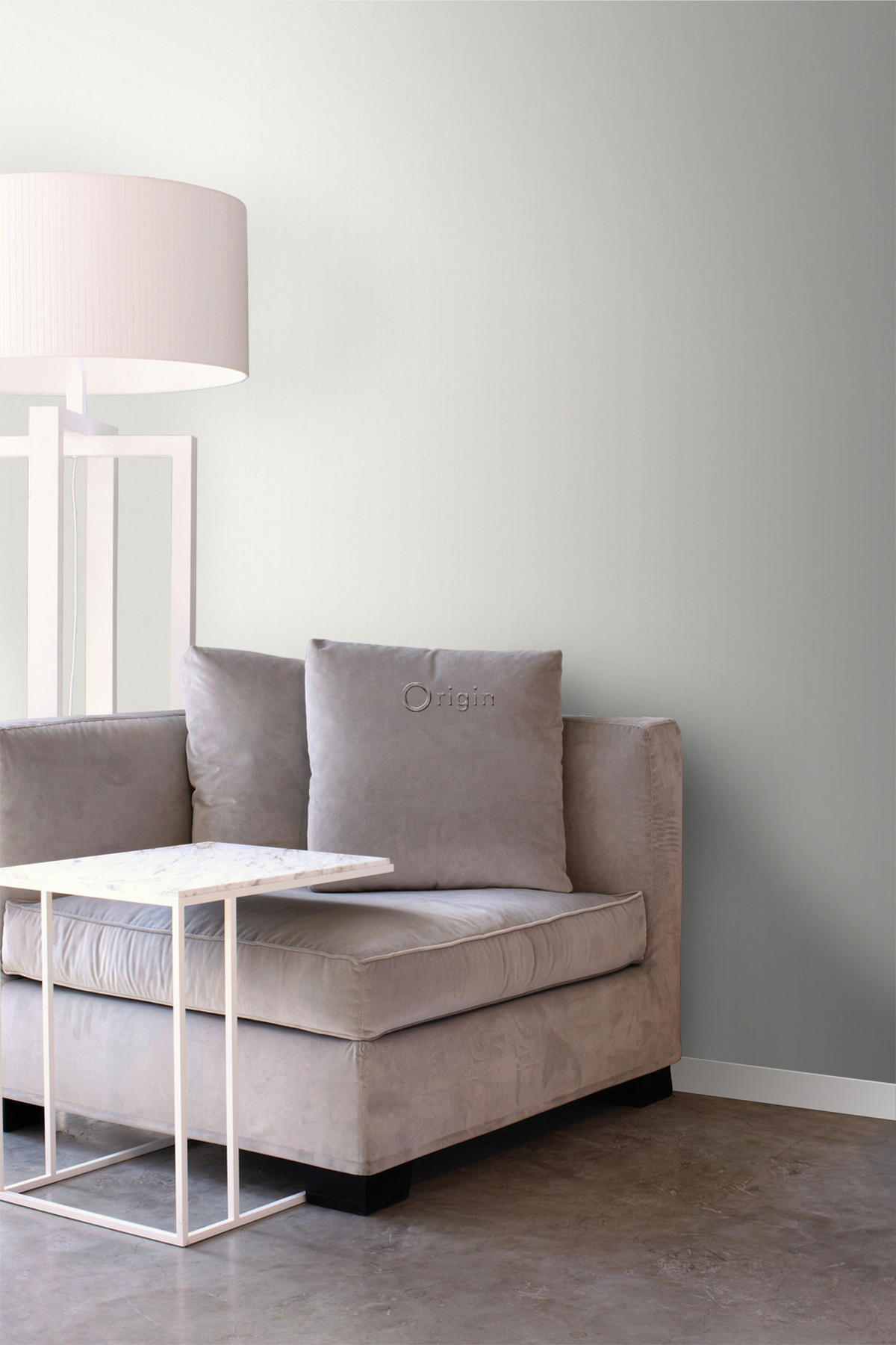 TAPETE feine Struktur 53 cm x 10.05 m - Weiß, Papier (53/1000cm) - Origin Wallcoverings