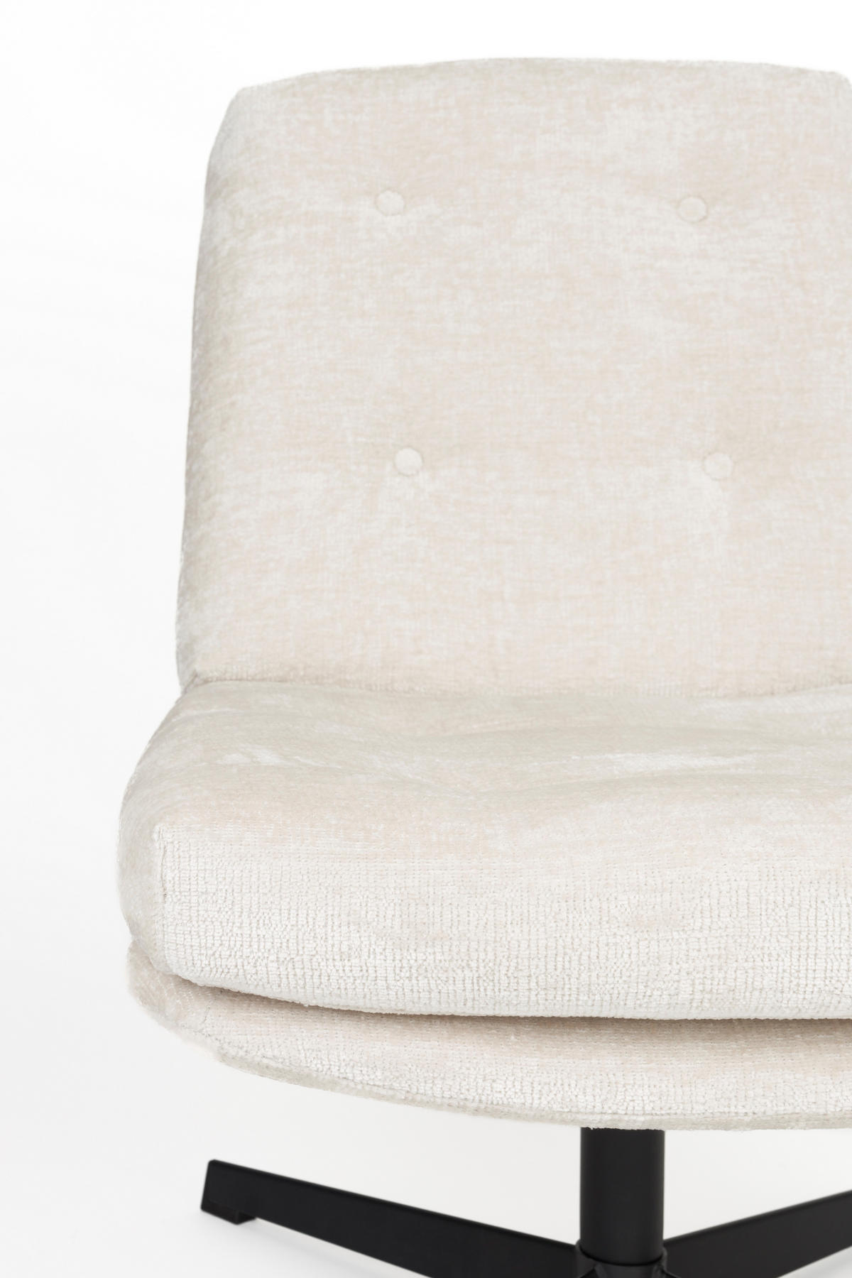 SESSEL Kai - Weiß - 75.5/72/69.5 cm - Weiß, Textil (72/69.5/75.5cm)
