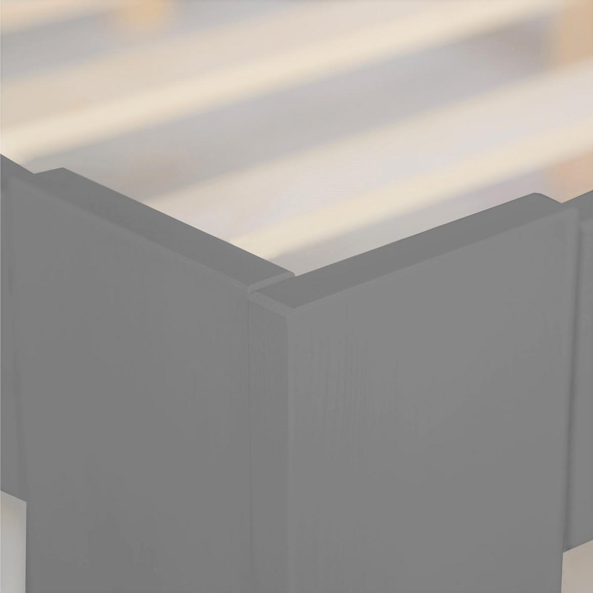 HOLZBETT mit Stauraum 90/200 cm grau - Grau, Holz (90/200cm) - Homestyle4u