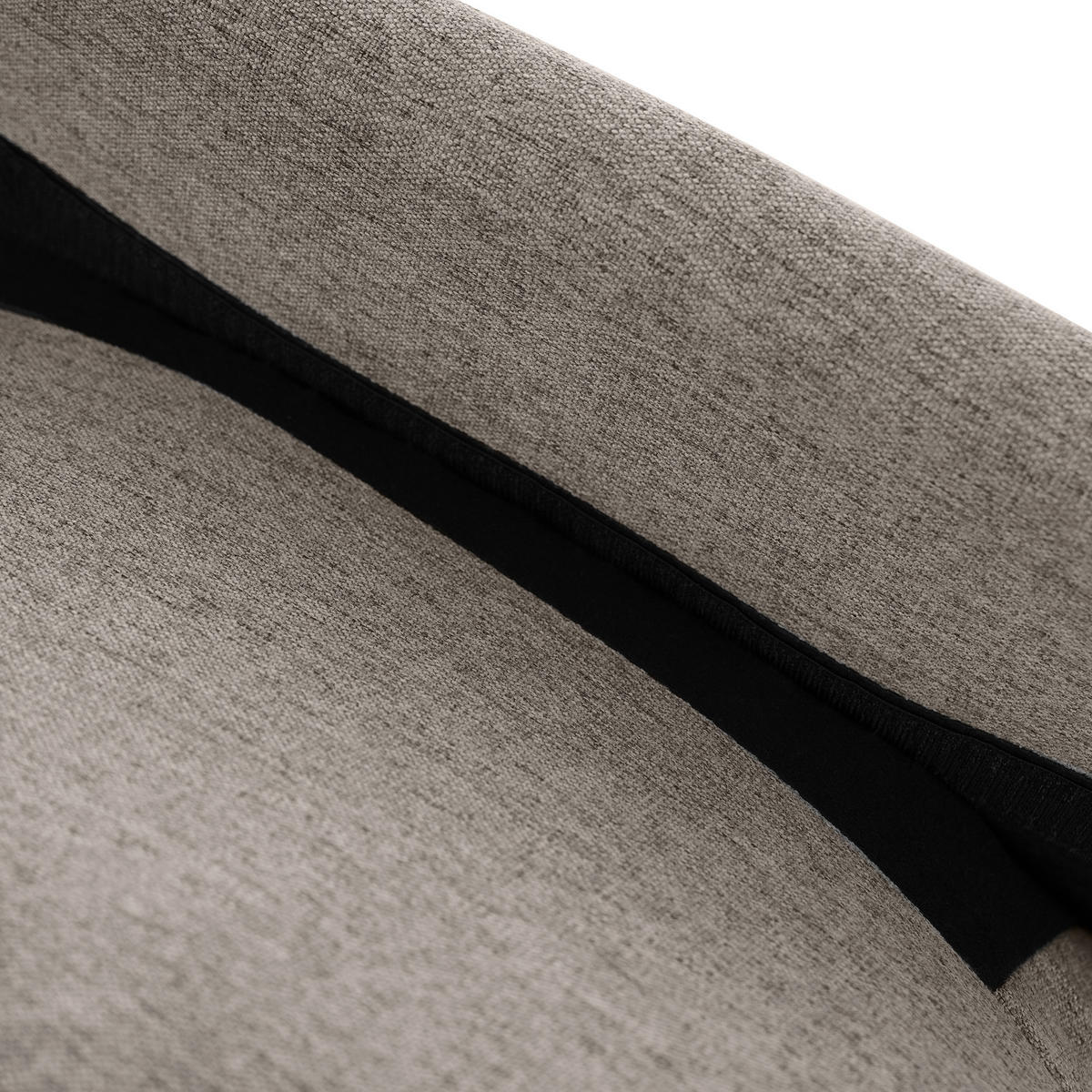 ECKSOFA Leinen Dunkelgrau Mit Chaiselongue - Dunkelgrau, Kunststoff/Textil (166/118cm) - WISHDOR