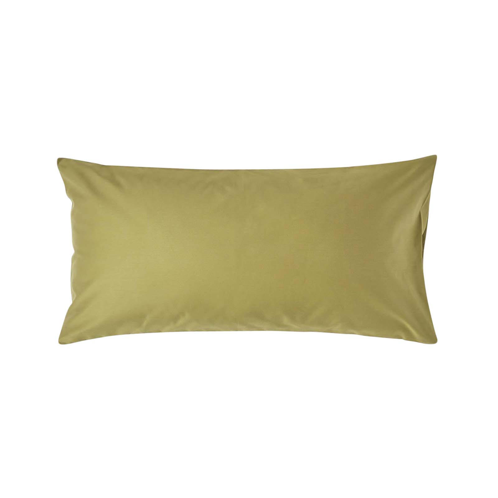 KISSENBEZUG Premium, Ägyptische Baumwolle, Fadendichte 1000 - Olivgrün, Textil (50/90cm) - Homescapes