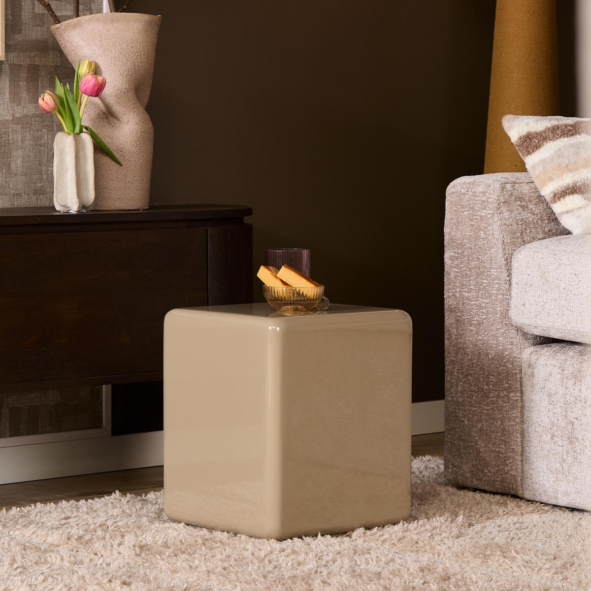 COUCHTISCH Braun 30/30/37 cm - Braun, Holz (30/30/37cm) - Starfurn