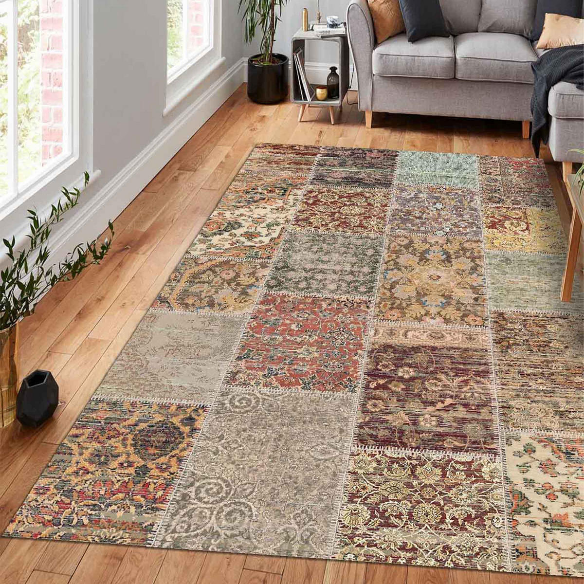 TEPPICH Nadine 160/230 cm - Multicolor, Textil (160/230cm) - Bamyum