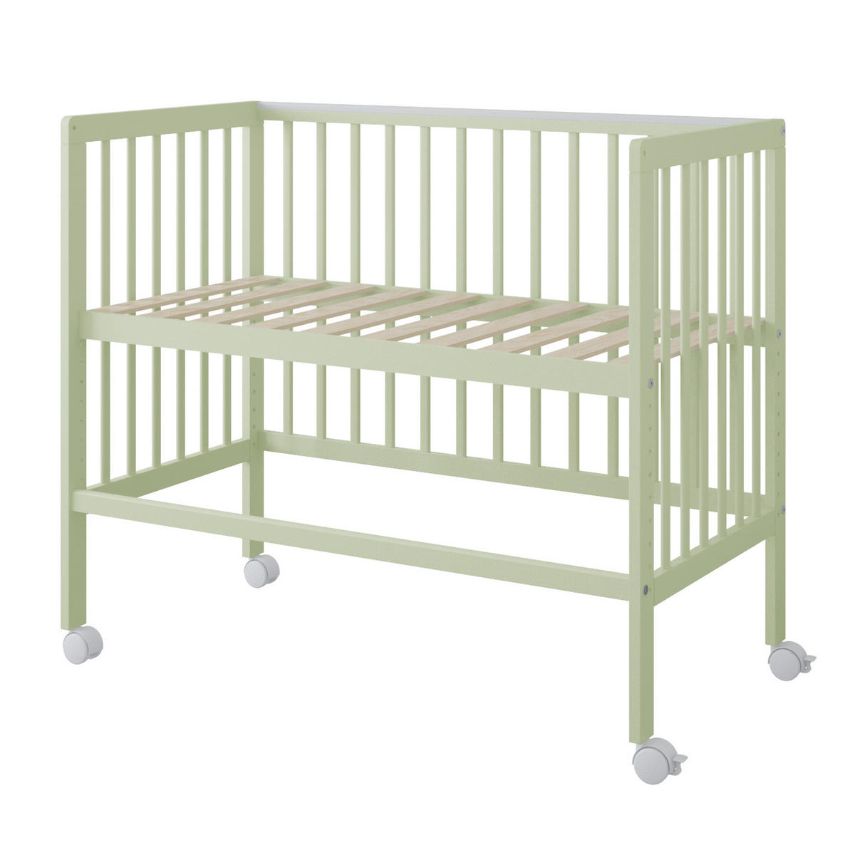 BEISTELLBETT BeNino - Mintgrün, Holzwerkstoff (50/100cm) - kiki design
