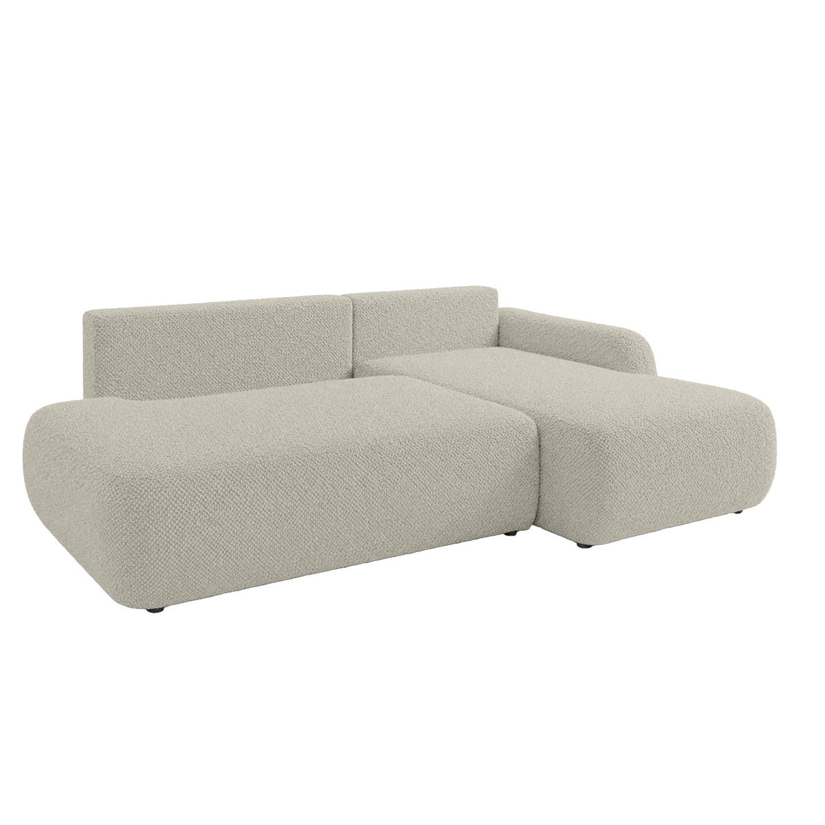 ECKSOFA Munduk I mit Schlaffunktion, Creme - Creme, Textil (302/184cm) - Fedve