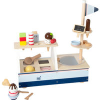 EISTHEKE „FRESH“ - Blau, Holz (21/47/45cm) - small foot