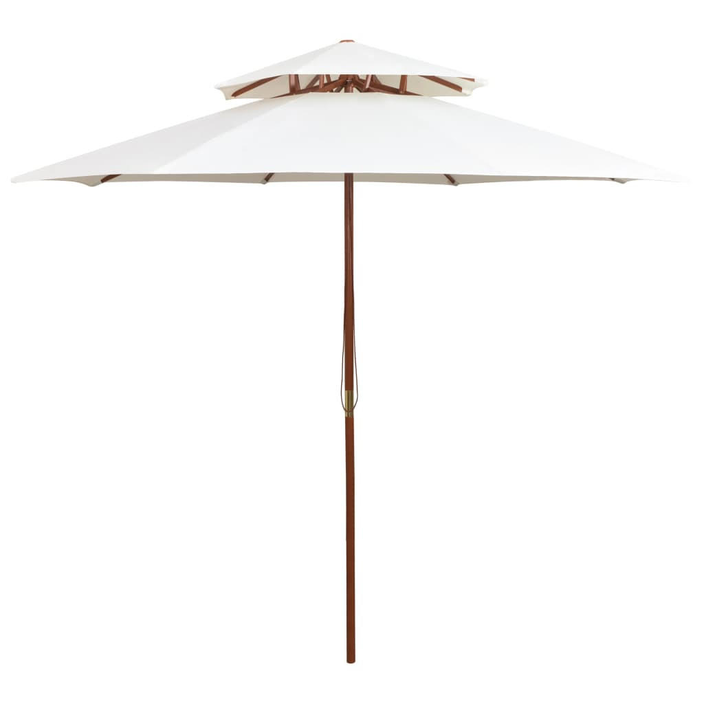 furnicato Doppeldeck Weiß 270x270 cm