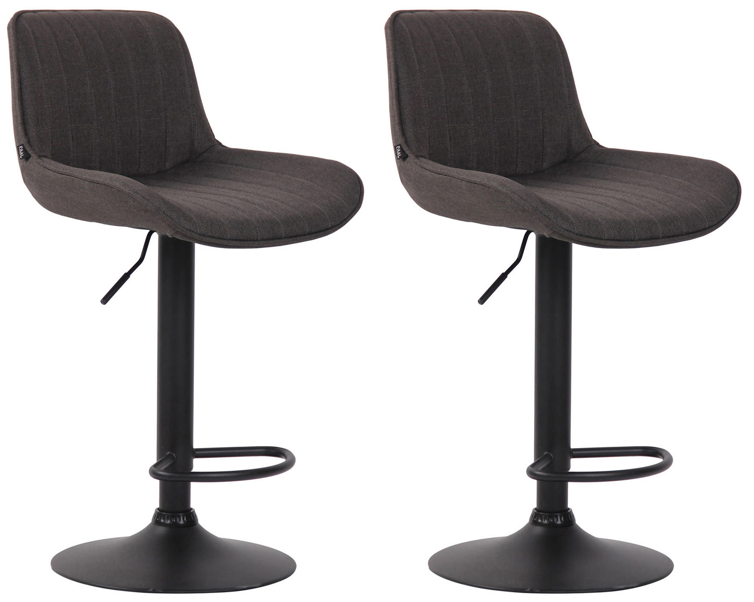 TPFLiving Barhocker Dunkelgrau 50x108x50 cm