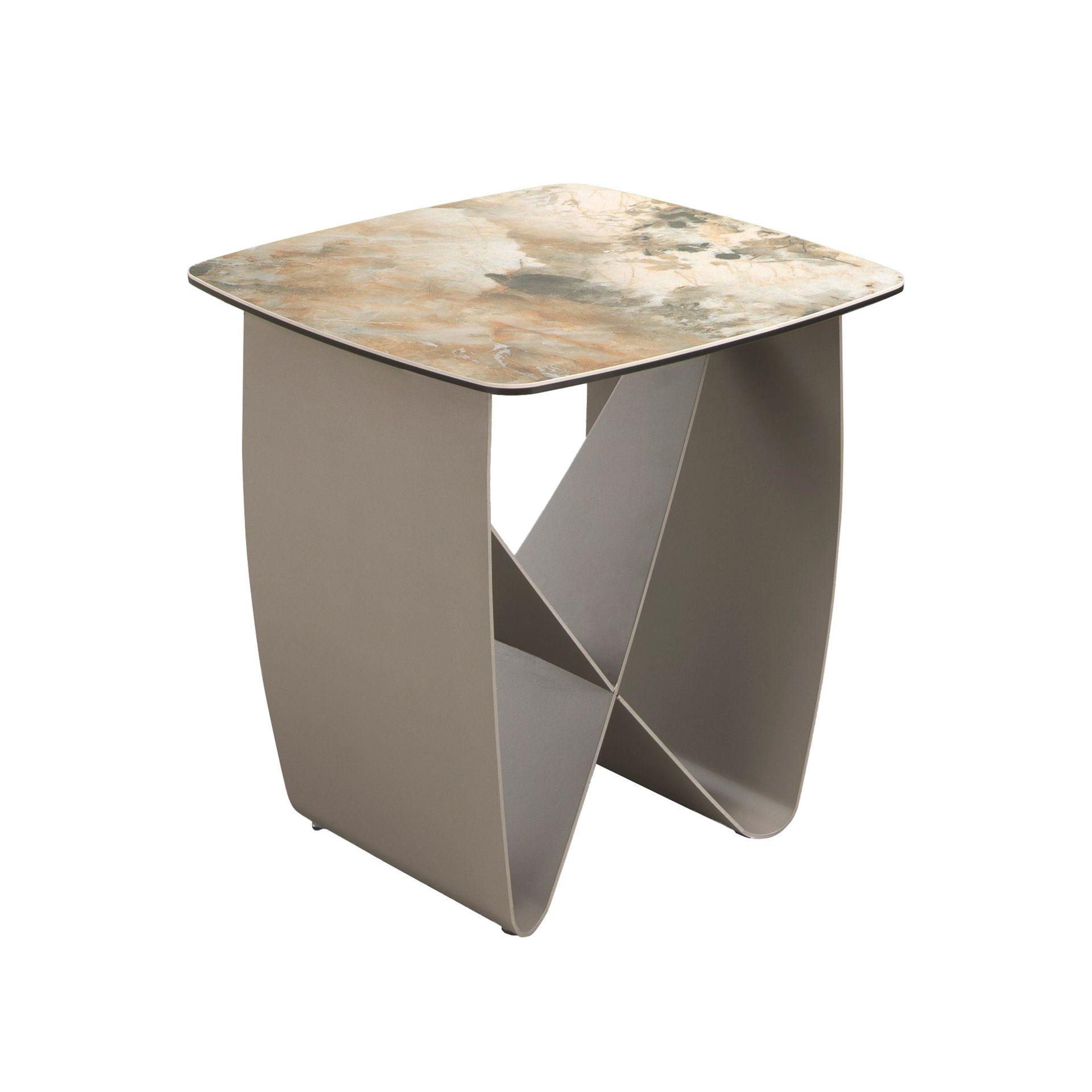 Angel Cerda Beistelltisch Beige 50x50x50 cm