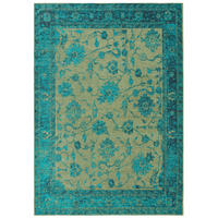 FLACHGEWEBETEPPICH Frencie Türkis 240x340 cm - Türkis, Textil (240/340cm) - benuta Nest