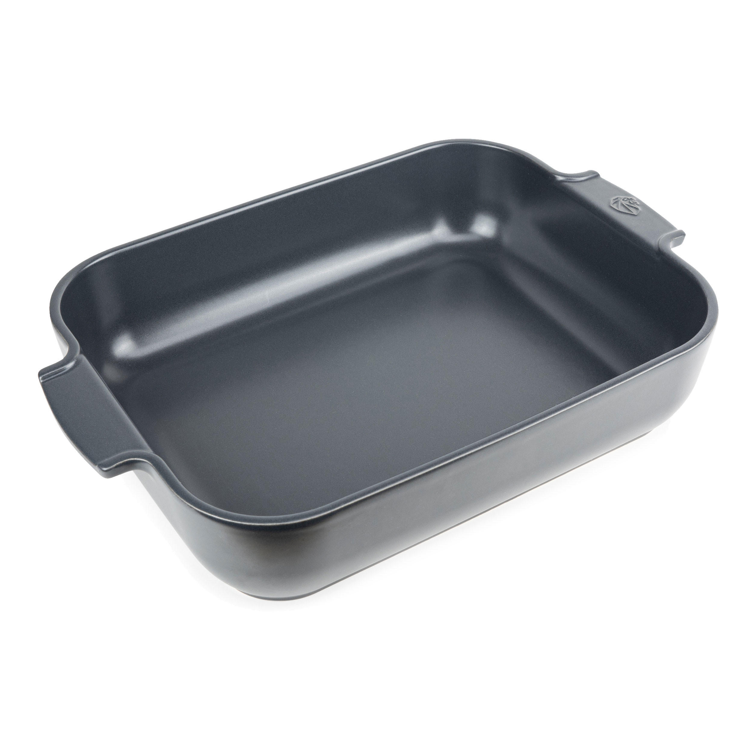 AUFLAUFFORM Keramik Appolia 40cm Rechteckig Schiefergrau Spülmaschinenfest - Grau, Keramik (27.2/40/8.3cm) - PEUGEOT