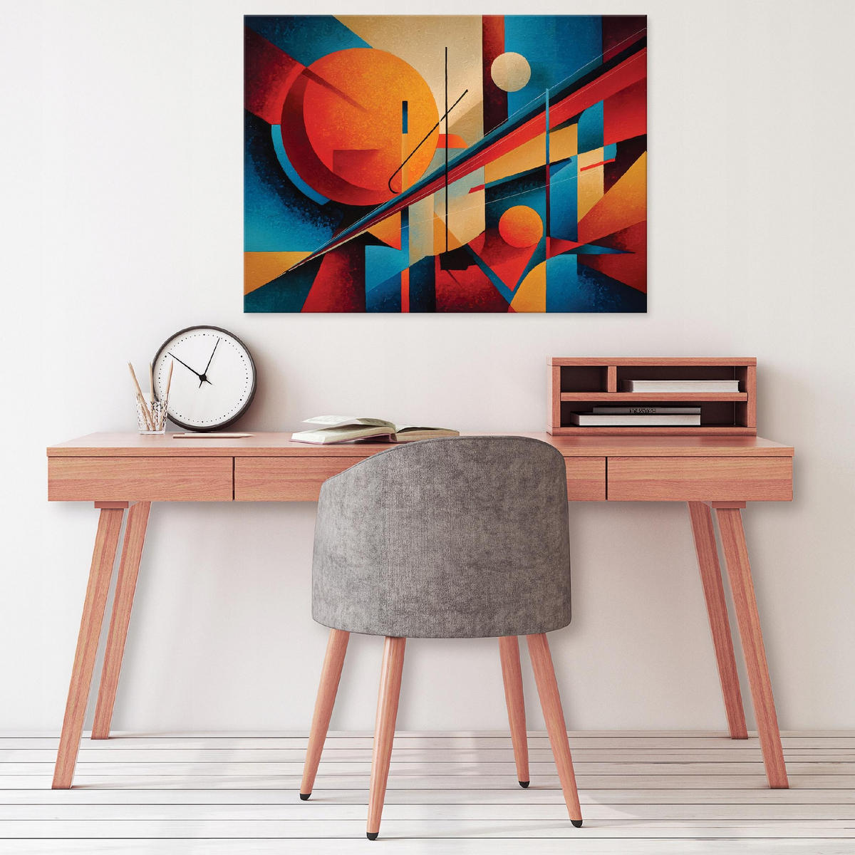 BILDER Abstrakt Pop Art Bunt 60x40 - Multicolor, Holzwerkstoff (60/40cm) - Wallarena