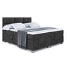 BOXSPRINGBETT elektrisch verstellbar mit 2 Matratzen H4/Taschenfederung PROT EL 200 x 200 Schwarz - Schwarz, Holzwerkstoff (207/200cm) - ALTDECOR