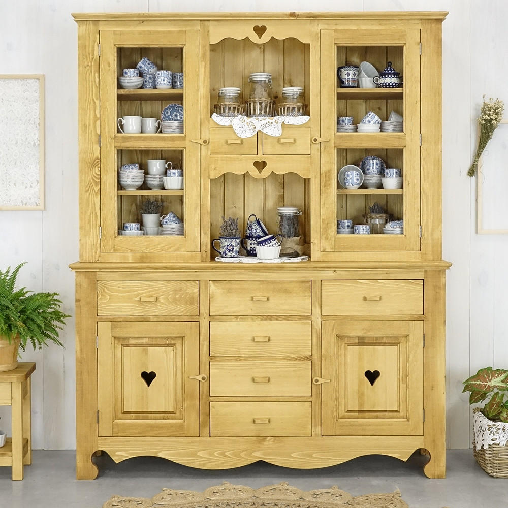 BUFFET aus Massivholz MEXICANA - Honig, Holz (150/197/45cm) - Seart