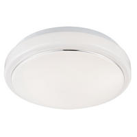 LED DECKENLEUCHTE Tamina Alu Weiß - Weiß, Metall (26/26/8cm) - Globo Lighting