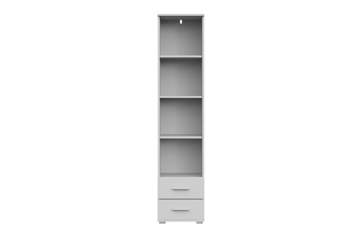 BÜCHERREGAL Weiß 40/180/34 - Weiß, Holzwerkstoff (40/180/34cm) - RAUMHIRSCH FURNITURE