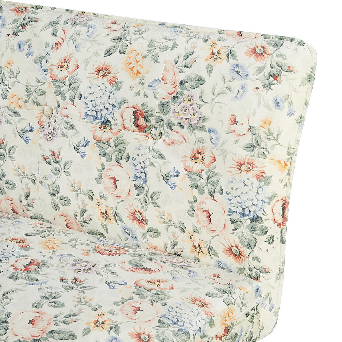 SITZBANK EMILIA - Creme/Naturfarben, Metall (156/88/65cm) - DUBI Möbel