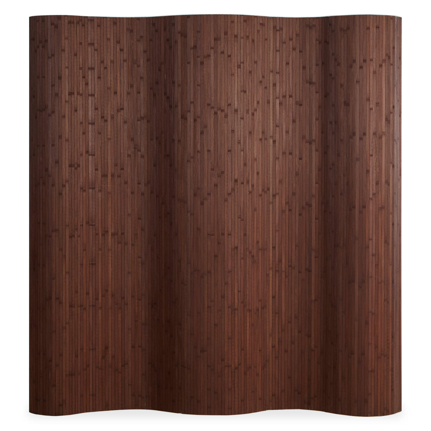 Homestyle4u Paravent Dunkelbraun 250x195x0.3 cm