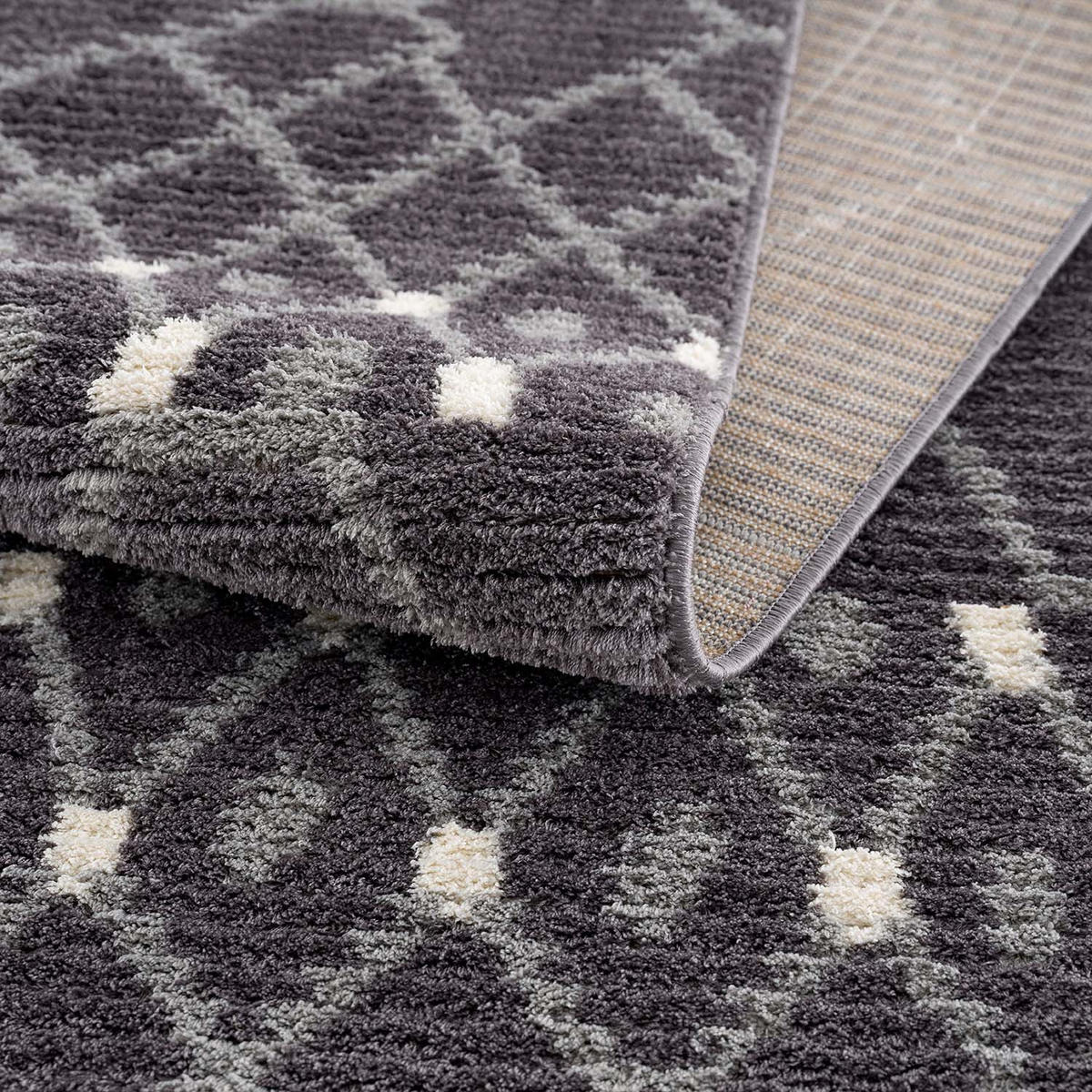 KURZFLOR-TEPPICH April 2312 Grau 140x200 cm - Grau, Textil (140/200cm) - carpet city