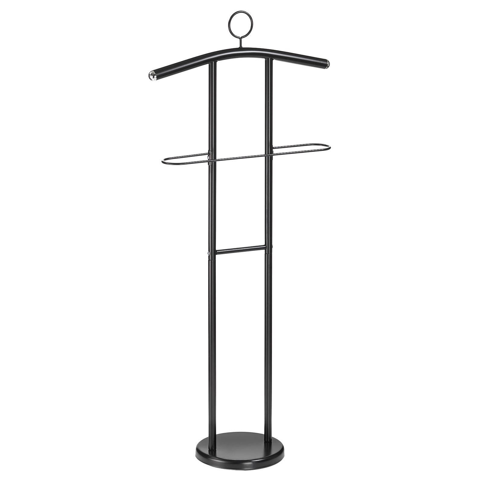 CARO-Möbel Herrendiener Schwarz 48x110x22 cm