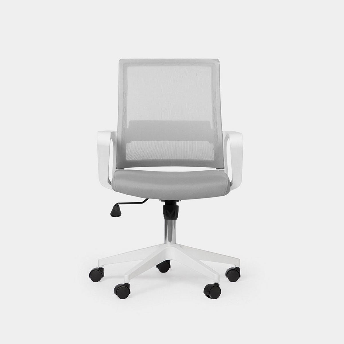 SCHREIBTISCHSTUHL Sayla 60 cm x 95-105 cm - Grau, Kunststoff (60/95/60cm) - Klast Home