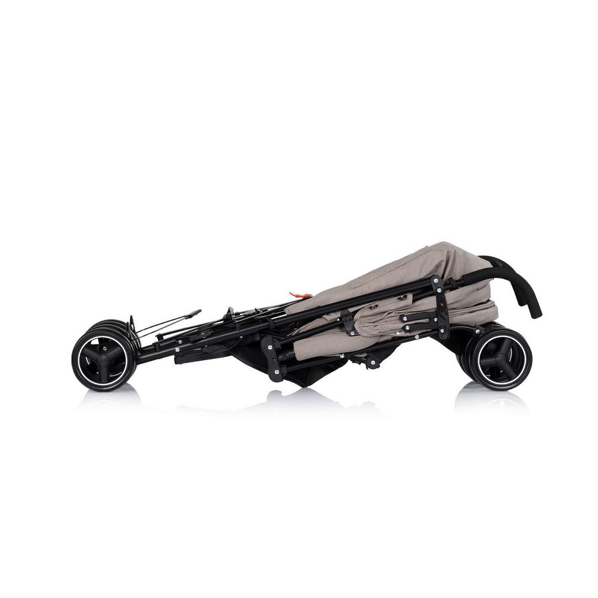 BUGGY Milano beige/braun Buggy bis 22 kg, Rückenlehne verstellbar, faltbar - Beige, Metall (60/49/105cm) - Chipolino