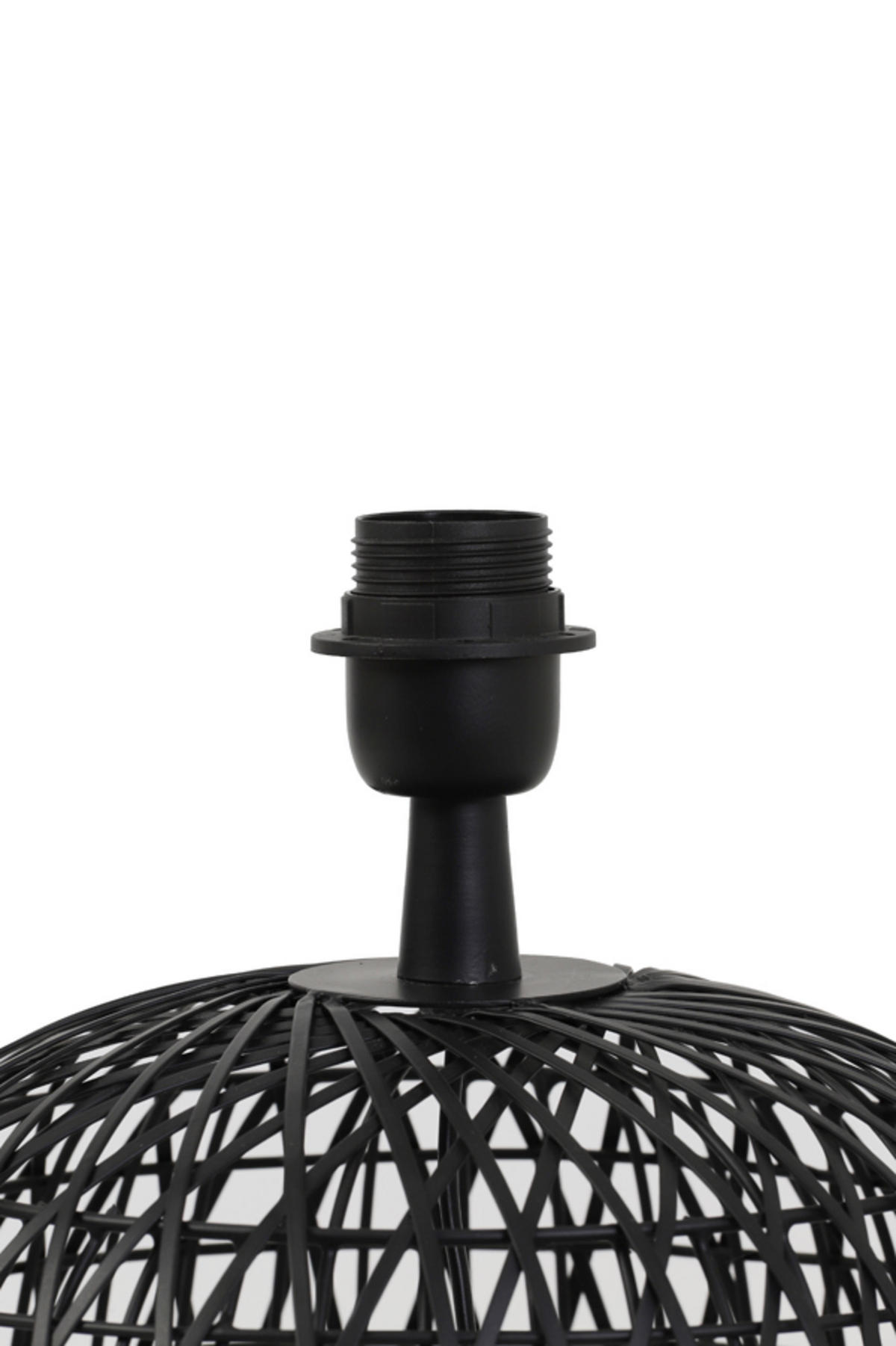 LAMPENFUSS Alwina Schwarz Ø32/28,5 cm - Schwarz, Metall (32/32/28.5cm) - Light & Living